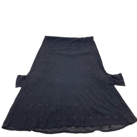 Vivienne Tam “Sheer Beauty” Embroidered Maxi Dress Size S/L Black - Picture 8 of 14